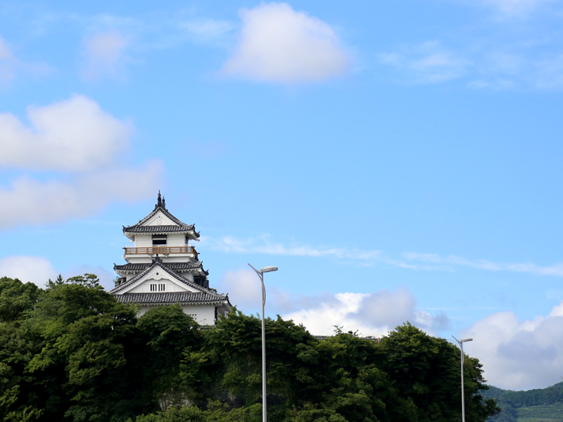 日本一小さいと言われているお城、杵築城
